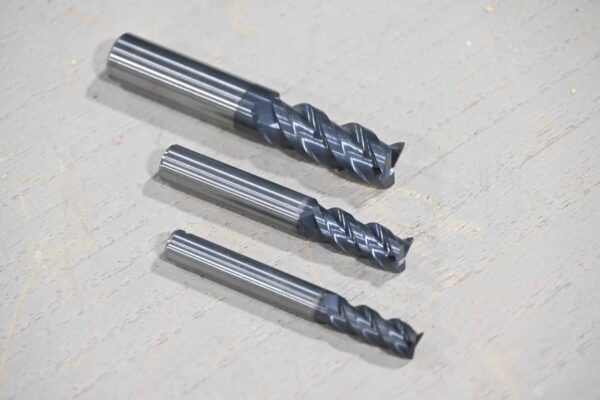 3 FLUTE SOLID CARBIDE  5/16", 3/8", 1/2"