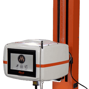 D2 TOUCH IMP MODEL DESKTOP INDUSTRIAL COLUMN MOUNTED DOT MATRIX MARKING SYSTEM WITH INTEGRATED CONTROLLER