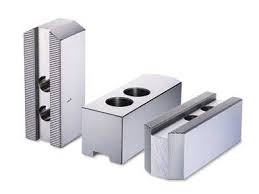 SET/3 15" X 100MM HIGH 1.5MM X 60deg. SERRATED TAIKI SOFT JAWS