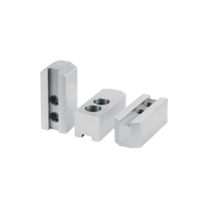 SET/3 10" X 42mm HIGH 1.5MM X 60deg. SERRATED 120DEG POINTED TAIKI SOFT JAWS